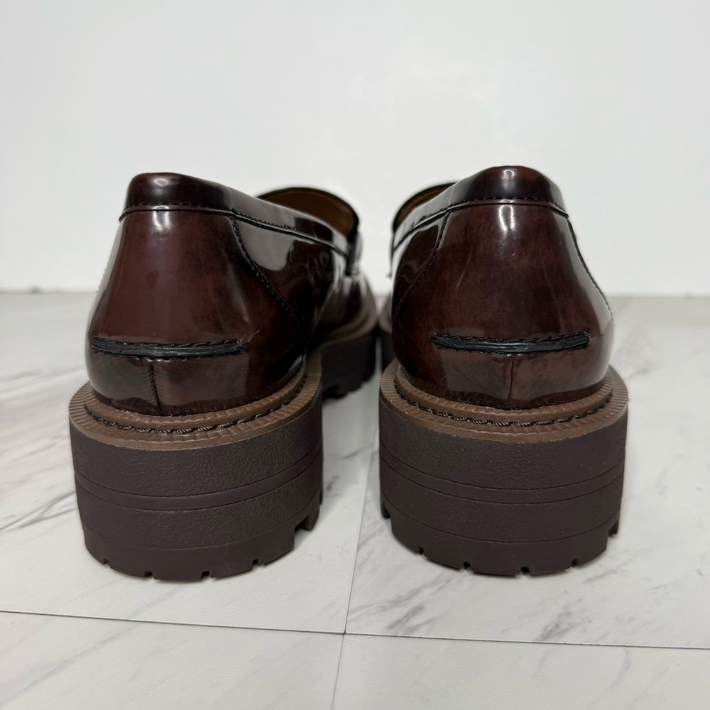 Sam Edelman Laurs Lug Sole Brown Loafer 9M - Picture 4 of 15